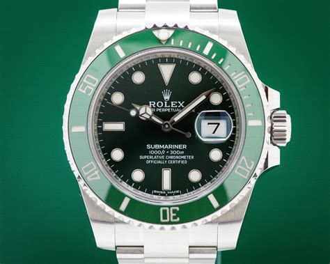 rolex submariner grün gewicht